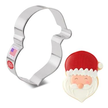 Imagem de Ann Clark Cookie Cutters Cortador de biscoito de Papai Noel da Flour Box Bakery, 10 cm