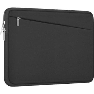 Imagem de Capa para laptop de 15,6 polegadas, bolsa de transporte de computador durável, capa protetora com bolso frontal, capa para laptop para HP de 15,6 polegadas, Dell, Lenovo, Asus, notebook, cinza