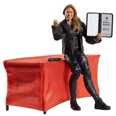 Imagem de WWE MATTEL Ronda Rousey Elite Collection Deluxe Action Figure with Realistic Facial Detailing, 8 years and up, Iconic Ring Gear & Accessories