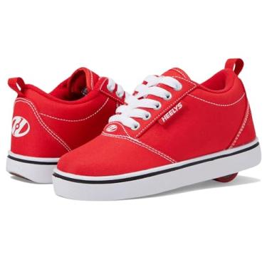 Imagem de HEELYS Tênis unissex infantil Pro 20 (criança pequena) com salto com rodas, Vermelho/branco., 9 Big Kid
