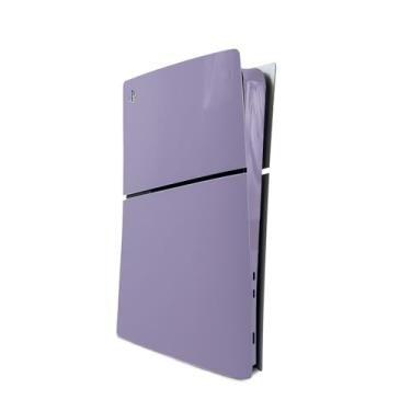 Imagem de MightySkins Skin compatível apenas com PlayStation 5 Slim Digital Edition Console - Lavanda sólida | Capa protetora, durável e exclusiva de vinil | Fácil de aplicar | Feita nos EUA