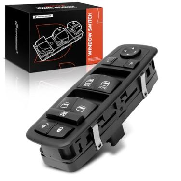 Imagem de A-Premium Interruptor de janela Master Power compatível com Volkswagen Routan 2009-2012, com assistência de porta elétrica, lado esquerdo do motorista, número de substituição 7B0959857A, 7B0959857E