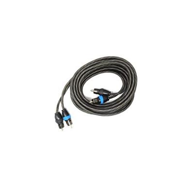 Imagem de Sky High Car Audio 2 canais Twisted 20 pés RCA cabos revestidos 20 ' OFC