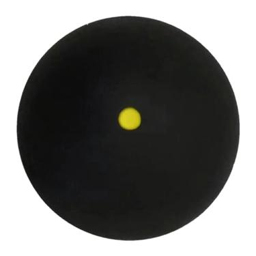 Imagem de Bolas de squash de ponto único, bolas de squash esportivas, Bola de squash de competição esportiva de borracha único ponto amarelo, Equipamento de squash, bolas de raquete portáteis para jogadores ini