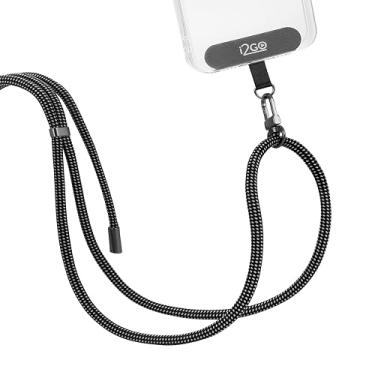 Imagem de i2GO, Cordão Para Smartphone Preto com Cinza