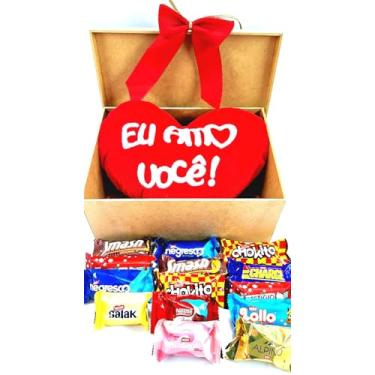 Imagem de Cesta Chocolates Presente Aniversário Namorados Amiga Mãe Namorada Filha Filho Esposa Mulher Homem Romântico Natal Dias dos Namorados Dia das Mães Páscoa Presente Criativo Perfeito Presente Pedido de Desculpas Aniversário de Namoro Esposo Pai Vó Tia Madrinha Afilhada Afilhado