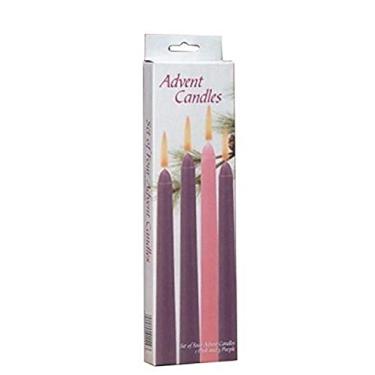 Imagem de Biedermann & Sons Velas cônicas do Advento, caixa com 4