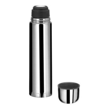 Imagem de Garrafa Térmica Esportiva Squeeze Cantil Em Inox 1l 12911 - Em Casa Te