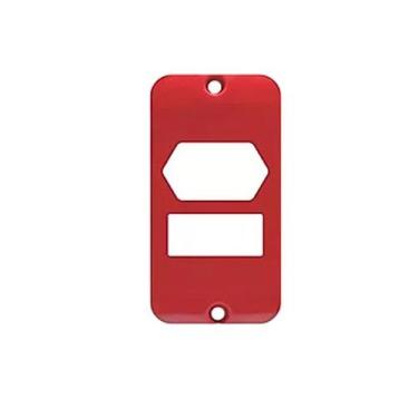 Imagem de Tampa 1 Tecla + Tomada Condulete 1/2 3/4 Vermelho Masster