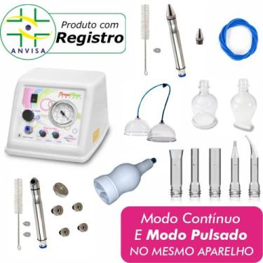 Imagem de Aparelho de Vacuoterapia modo Pulsado completo Peeling Diamante Ventos