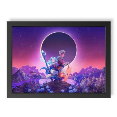 Imagem de Quadro Decorativo Sea of Stars Zale e Valere Eclipse geek.frame presen