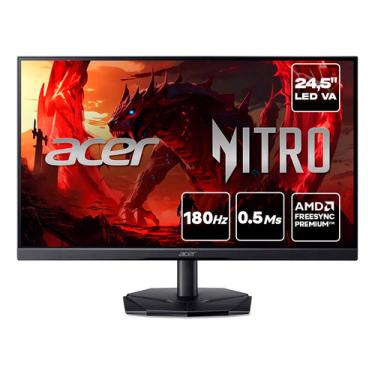 Imagem de Monitor Gamer Acer Nitro 24,5 Va 180hz 0.5ms Full Hd Amd KG251Q