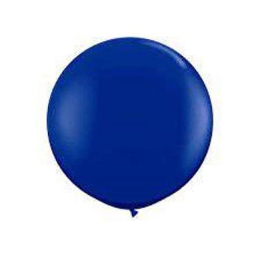 Imagem de Balao big tam 250 azul c/ 1 happy day baloes