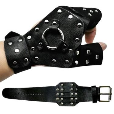 Imagem de Luva Protetora + Bracelete Spincast Atiradeira Estilingue - CMIK