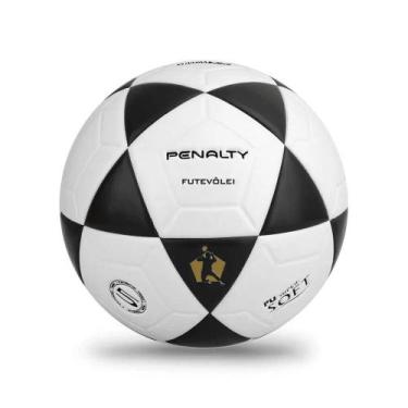 Imagem de Bola de Futevôlei Altinha Futebol XXI Oficial Penalty, Branco, Preto