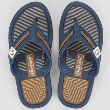 Imagem de Chinelo Infantil Cartago Maiorca Essencial De Dedo 11903, Azul, Azul, 