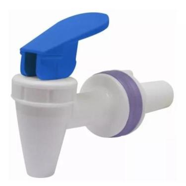 Imagem de Torneira Filtro De Barro Bededouro Garrafão Branco Azul Gama