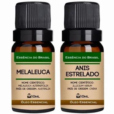 Imagem de Kit 2 Óleos Essenciais 10ml - Melaleuca + Anis Estrelado - Essência do