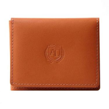 Imagem de Carteira Unissex 100% em Couro em "L" Artlux 961, Caramelo