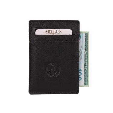 Imagem de Porta Cartão Envelope Anti-Furto Couros Artlux RFID 934, Preto
