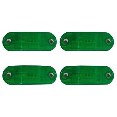 Imagem de Kit 4 Lanternas Placa Bivolt Onibus Caminhão Carreta Van - Indústria B