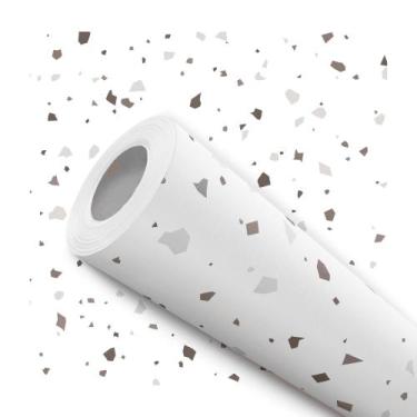 Imagem de Papel De Parede Adesivo Terrazzo Granilite Sala Quarto 12m - DELIQUADR