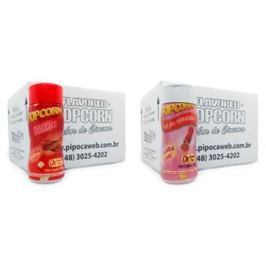Imagem de Temperos Para Pipoca Cx 12 Un - Bacon E Sal Do Himalaia - Flavored Pop