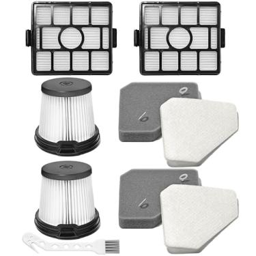 Imagem de BU3523 BU3521 BU3120 HEPA Filtro de substituição compatível com Shark BU3521 Clean Lightweight Cordless Stick Cleaner, Shark BU3523 Aspirador de pó sem fio limpo e vazio, sistema Shark Auto Empty