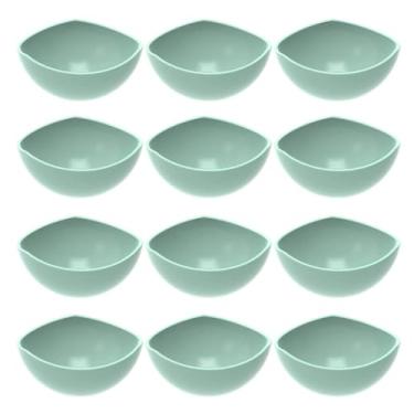 Imagem de 12 Potes de Sobremesa Doces 265ml Plástico Crippa Restaurante Hotel Verde Menta