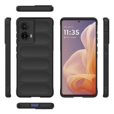Imagem de Capa compatível com Motorola Moto S50 Neo, capa macia para celular TPU compatível com Motorola Moto G85 5G XT2427-1 XT2427-2 XT2427-3 preta