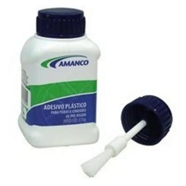 Imagem de cola adesivo para tubos e conexoes pvc amanco 175 gramas com pincel
