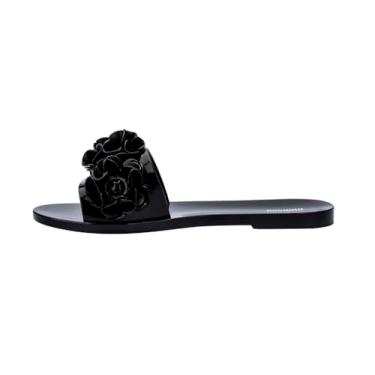 Imagem de Melissa Babe Springtime Slides femininos, Preto, 35