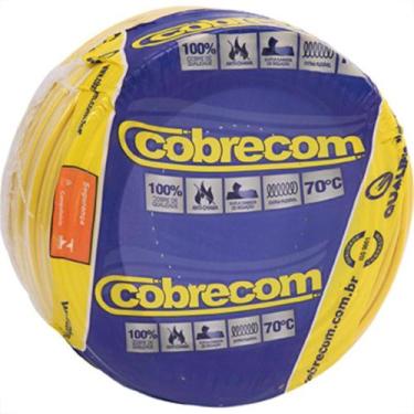 Imagem de Fio Cabo Auto Cobrecom 100mts 6,0mm Amarelo