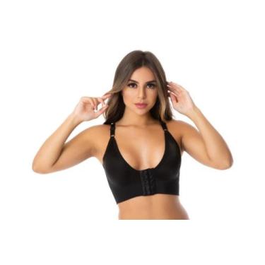 Imagem de Kit com 10 SUTIÃS  SEM BOJO PÓS CIRÚRGICO  DE CETINETE SOFT - D'julia,