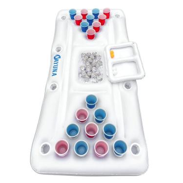 Imagem de Mesa de sinuca inflável NAYUNA Pong Floaty com refrigerador