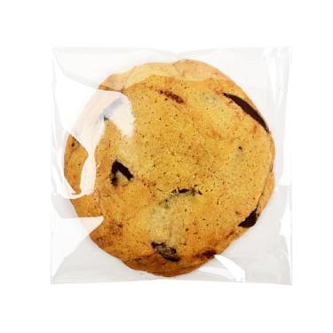 Imagem de Wowfit Sacos plásticos transparentes de celofane 200 unidades, 10 x 10 cm, sacos de violoncelo autoseláveis, bons para biscoitos individuais, embalagens decorativas, lembrancinhas de festa, doces e