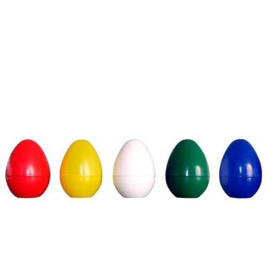 Imagem de Ovos de plástico 20 unidades abre ao meio de 7,5 cm para surpresas - B