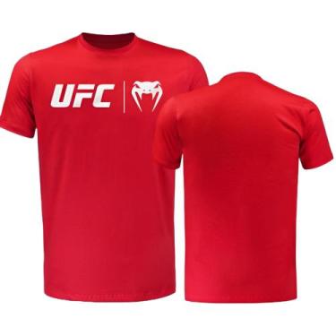 Imagem de Camiseta Masculina Ufc Venum Classic Red/white Original, P