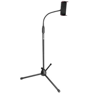 Imagem de Pedestal Tripé Com Haste Flexível Com Suporte Para Celular E Tablet SC