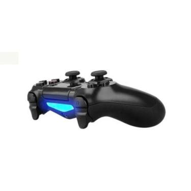 Imagem de Controle Sem fio compatível  Dualshock 4 Preto - Garantia de 01 ano
