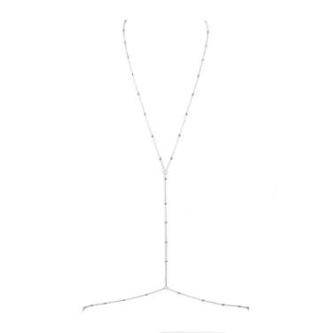 Imagem de Correntes de corpo sexy douradas para mulheres, corrente de barriga, corrente de cintura de ouro prata, corrente corporal, contas de cobre, crossover, sutiã de biquíni, corrente para o corpo, verão,