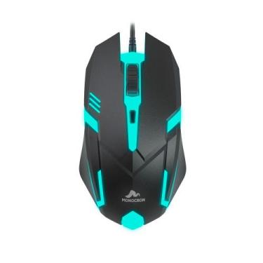 Imagem de Mouse Mn809d Preto 1.5m/dpi 1000 Monocron