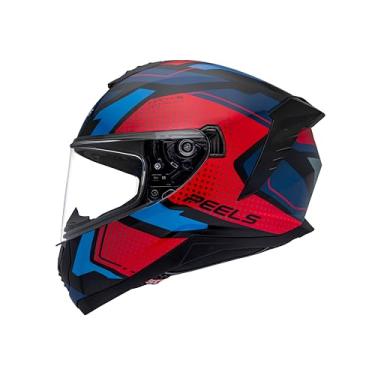 Imagem de Capacete Moto Masculino Peels Mach 5 Bold Vermelho Oculos (56)