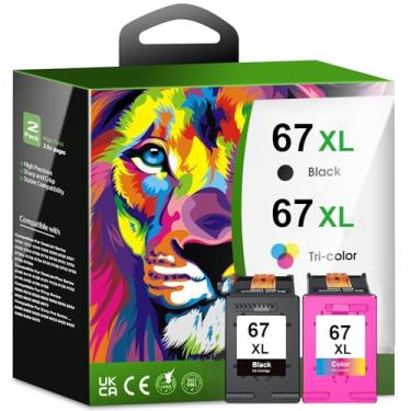 Imagem de J2INK Para cartuchos de tinta de impressora funcionam com impressoras (tinta de impressora 67)