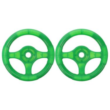 Imagem de ibasenice Volante De Playground 2 Peças De Reposição De Roda De Carro De Brinquedo Acessório De Volante Infantil De Plástico