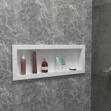 Imagem de Armário Nicho Para Banheiro em Pedra Ardosia 97cm Newstone