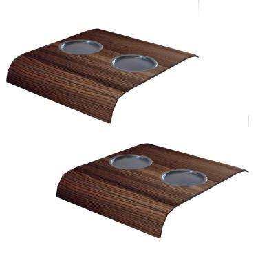 Imagem de Kit 2 Suporte Porta Copos Braço Sofá Casa Moveis Decoração