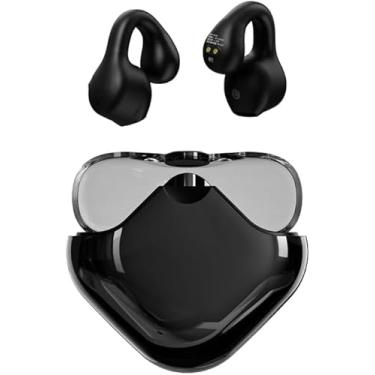 Imagem de BEARTAIN Fone de Ouvido condução óssea com clipe de orelha Esportivo Bluetooth Sem Fio V5.3 HiFi Estéreo Cancelamento De Ruído - preto