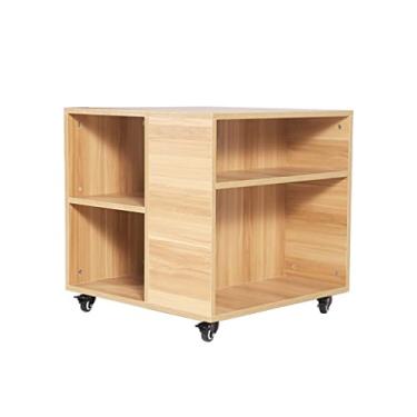 Imagem de Suporte de impressora rack de armazenamento removível armário de armazenamento prateleira de arquivo 23,62 polegadas suporte de impressora com rodas estante para escritório quarto e mesa de impressora