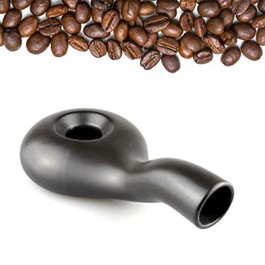 Imagem de Torradeira de grãos de café verde, torradeira de grãos de cerâmica pequena, entusiasta do torradeira, colher para assar grãos de café domésticos